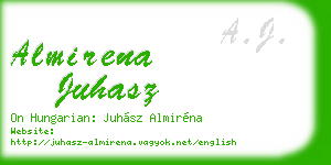 almirena juhasz business card